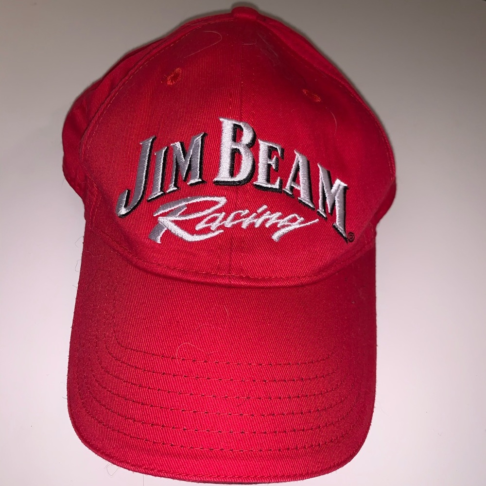Jim Beam embroidered racing 7 hat NASCAR